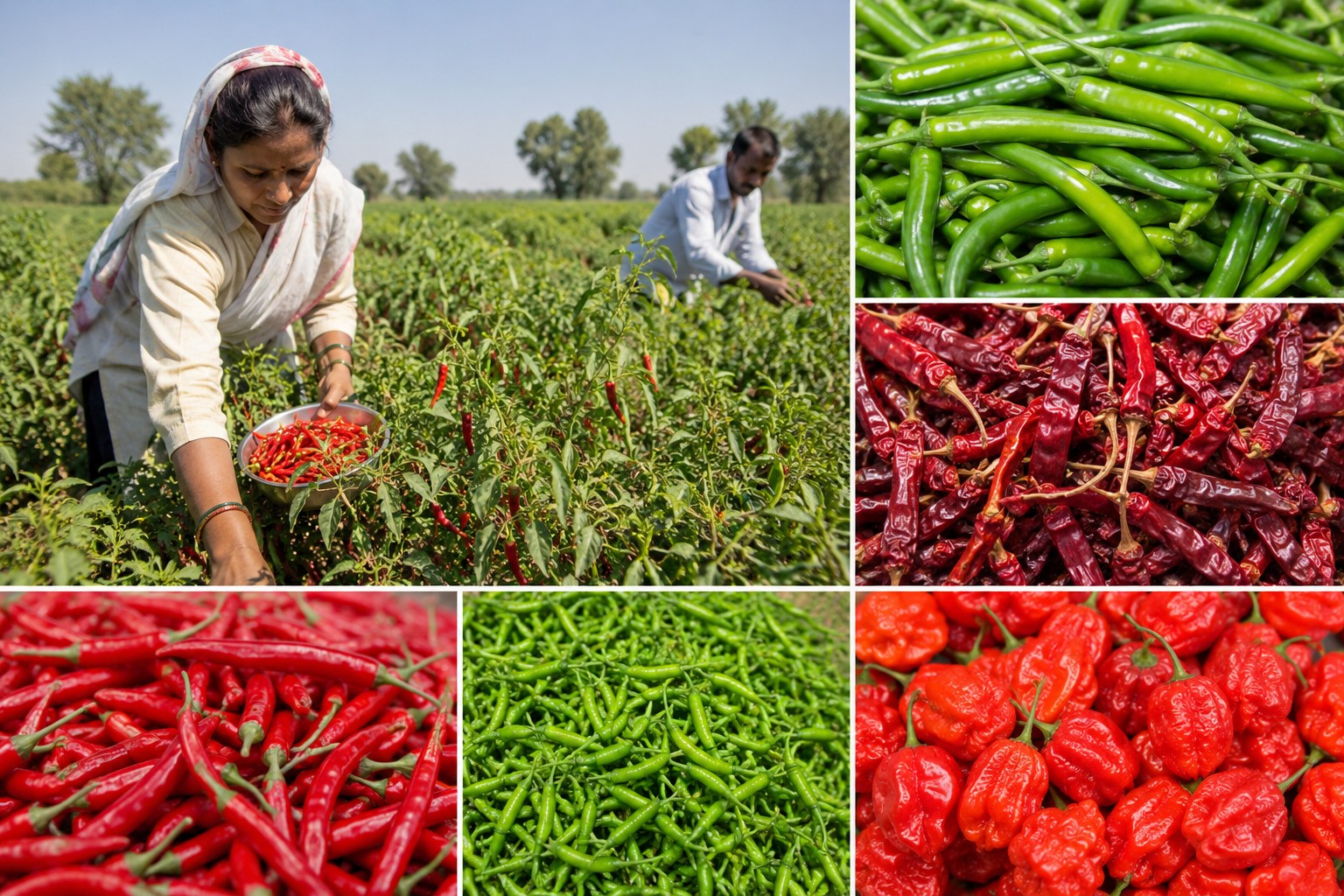 Types of Mirchi India
