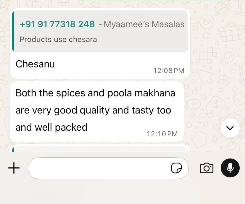 Customer review screenshot
